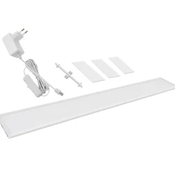 Réglette sous meuble Fidalgo LED intégrée variation de blancs IP20 590lm 7W P.9cmxH.1.1cmxL.54cmxl.9cm blanc Goodhome