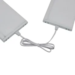 Réglette sous meuble Fidalgo LED intégrée variation de blancs IP20 410lm 4.5W L.36 x l.9 x H.1.1cm blanc Goodhome
