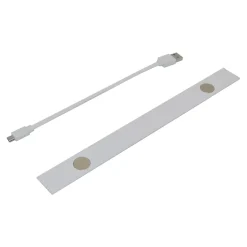 Réglette sous meuble Fiennes LED intégrée blanc neutre IP20 120lm 1.9W L.27xl.4,1xH.2cm blanc GoodHome