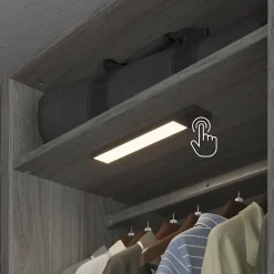 Réglette sous meuble Gamboa LED intégrée blanc neutre IP20 135lm 2W L.30xl.5xH.1cm noir GoodHome