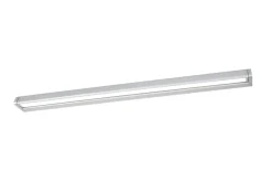 Réglette sous meuble Idonie LED intégrée blanc neutre IP20 1100lm dimmable 9W l.55,9xL.2,5xH.6,2cm métal et plastique chrome GoodHome