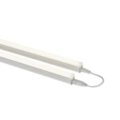 Réglette sous meuble Periera LED intégrée blanc neutre IP20 450lm 4W L.31xl.2,4cm blanc GoodHome
