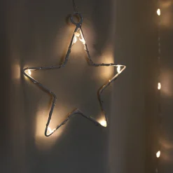 Rideau lumineux pluie d'étoiles microLED - Chromex