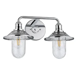 Rigby Applique Hinkley 2 Lumières Chrome Poli IP44