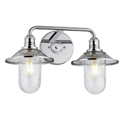 Rigby Applique Hinkley 2 Lumières Chrome Poli IP44