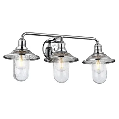 Rigby Applique Hinkley 3 Lumières Chrome Poli IP44