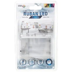 Ruban LED à pile - blanc - L130 cm - Atmosphera