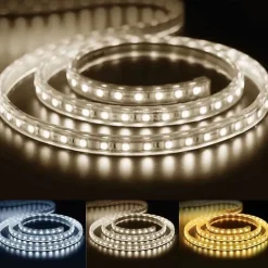 Ruban LED - Silumen - 220V 5050 - Blanc Froid 6000K - IP65 - 60LED/m