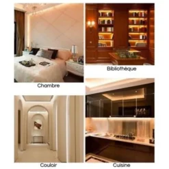 Ruban LED COB 5M 24V IP20 280LED/m - Blanc Neutre 4000K - 5500K - SILAMP