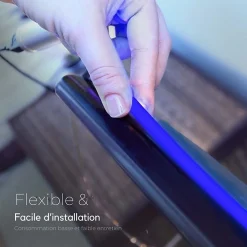 Ruban LED COB 5M 24V IP67 320LED/m Bleu - SILAMP