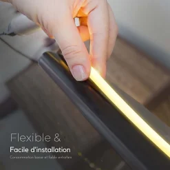 Ruban LED COB 5M 24V IP67 320LED/m - Blanc Chaud 2300K - 3500K - SILAMP