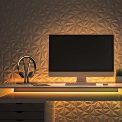 Ruban LED COB 5M 24V IP67 320LED/m Ambre - SILAMP