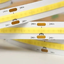 Ruban LED COB 5M 24V 10W/M IP20 480LED/m - Blanc Chaud 2300K - 3500K - SILAMP