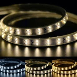 Ruban LED Double Rangée 220V IP65 2835 (Vendu sur mesure) - Blanc Chaud 2300K - 3500K - SILAMP