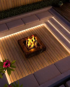 Ruban LED extérieur Calex blanc chaud et multicolore 5m