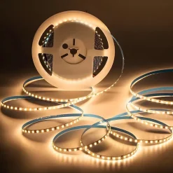 Ruban LED Fin 5mm 24V IP20 210LED/M 5M - Blanc Neutre 4000K - 5500K - SILAMP