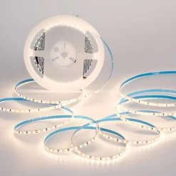 Ruban LED Fin 5mm 24V IP20 210LED/M 5M - Blanc Neutre 4000K - 5500K - SILAMP