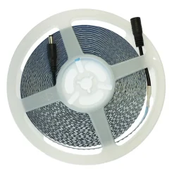 Ruban LED 5M DC24V 120LED/m, 1300lm/M 12W/m, Largeur 10mm Coupe tous les 3.5cm Blanc Neutre 4000K