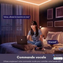 Ruban LED USB WiFi RGB 2.8M 5050 30LED/m - SILAMP