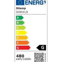 Ruban LED 24V DC Silicone 50M IP65 - Blanc Froid 6000K - 8000K - SILAMP