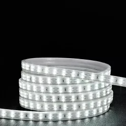 Ruban LED 220V Fin Recoupable 50M Double Rangée 9W/m IP65 2835 180LED/m - Blanc Chaud 2300K - 3500K - SILAMP