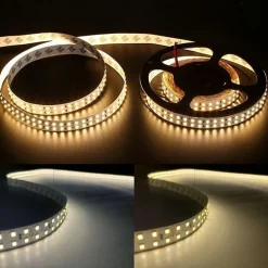 Ruban LED 12V 5M 2835 IP20 Double Rangée 240LED/m - Blanc Neutre 4000K - 5500K - SILAMP