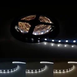 Ruban LED 12V 5M 5050 IP20 60LED/m - Blanc Chaud 2300K - 3500K - SILAMP