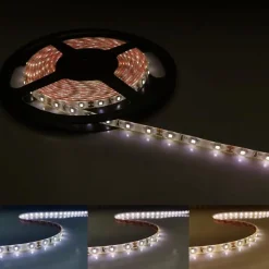 Ruban LED 12V 5M 2835 IP44 60LED/m - Blanc Neutre 4000K - 5500K - SILAMP