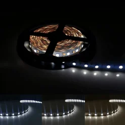 Ruban LED 12V 5M 5050 IP20 60LED/m (Pack de 5) - Blanc Chaud 2300K - 3500K - SILAMP