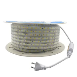Ruban LED 220V Recoupable 5050 50M IP65 60LED/m - Blanc Chaud 2300K - 3500K - SILAMP