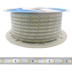 Ruban LED 220V Recoupable 5050 50M IP65 60LED/m - Blanc Chaud 2300K - 3500K - SILAMP