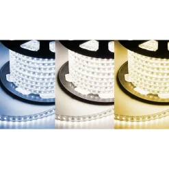 Ruban LED 220V Recoupable 5050 50M IP65 60LED/m - Blanc Froid 6000K - 8000K - SILAMP