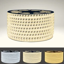 Ruban LED 220V Recoupable 50M IP65 2835 180LED/m Triple Rangée - Blanc Neutre 4000K - 5500K - SILAMP