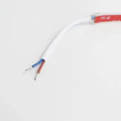 Ruban LED 220V 75W 15Wm 12mm 120 LEDs SMD2835m Silicone IP67 Coupure tous les 10cm 5m 115lmW 2700K Lumière chaude