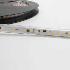 Ruban LED 220V 75W 15Wm 12mm 120 LEDs SMD2835m Silicone IP67 Coupure tous les 10cm 5m 115lmW 6000K Lumière froide