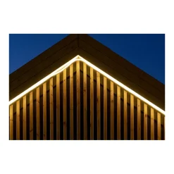 Ruban LED 7W sur Enrouleur 25m - Guirlande Lumineuse Blanche 4000K - Pour Intérieur Extérieur Façade Maison Evènement ASLO