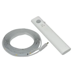 Ruban lumineux à détection Lacerda LED intégrée blanc neutre IP20 300lm 4.5W L.300cm blanc GoodHome