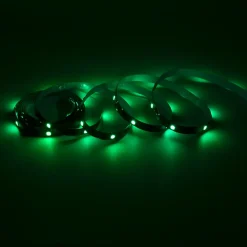 Ruban lumineux Baldaia LED intégrée variation de couleurs IP20 dimmable 5W L.400cm noir GoodHome