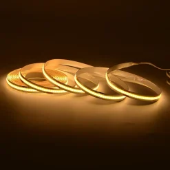 Ruban lumineux Cacella LED intégrée blanc chaud IP20 2000lm 24W L.500cm jaune GoodHome