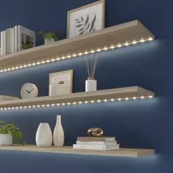 Ruban lumineux Heceta LED intégrée variation de couleurs IP20 3W L.200cm blanc GoodHome