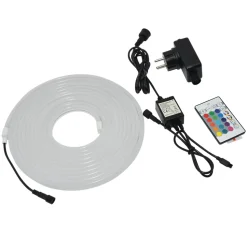 Ruban lumineux néon Almeida LED intégrée variation de couleurs IP65 dimmable 22W L.500cm blanc Goodhome