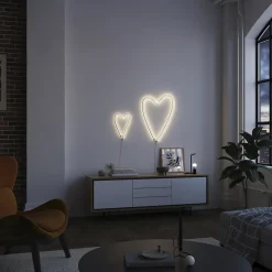 Ruban lumineux néon Almeida LED intégrée variation de couleurs IP20 dimmable 10W L.200cm blanc Goodhome