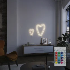 Ruban lumineux néon Almeida LED intégrée variation de couleurs IP20 dimmable 10W L.200cm blanc Goodhome