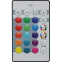 Ruban lumineux synchronisation musicale Baldaia LED intégrée variation de couleurs IP20 dimmable 5W L.400cm noir GoodHome