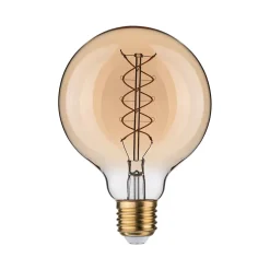 Rustic Shine Standard 230 V Globe LED Filament en forme de S 300lm 4,2W 1800K gradable Doré