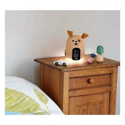 Réveil veilleuse - BIGBEN - Forme chien - Affichage LED, 3 mélodies, Intensité réglable, Alim. 230V