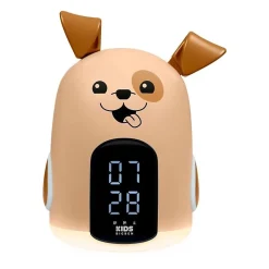 Réveil veilleuse - BIGBEN - Forme chien - Affichage LED, 3 mélodies, Intensité réglable, Alim. 230V