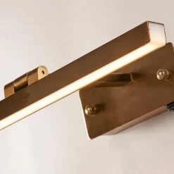 Searchlight Corfu Applique pour Tableau 40cm Laiton Satiné Métal