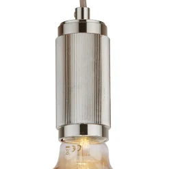 Searchlight Suspensions Câble de Suspension Argent Satiné, Câble Tressé Gris