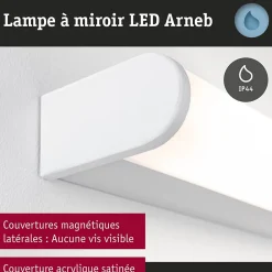 Selection Bathroom Applique LED Arneb IP44 3000K 1000lm 230V 12,5W Blanc